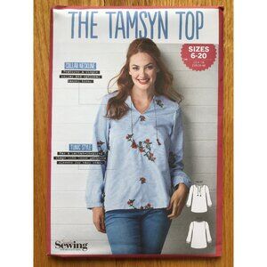 Misses Boho Top Pattern Multi Size UNCUT The Tamsyn Top Cottagecore Sizes 4 - 18